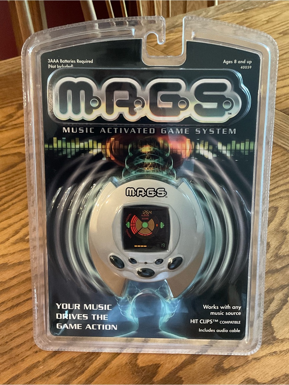 Vintage 2001 Hasbro M.A.G.S. Music Activated Game System New Sealed Hit Clips